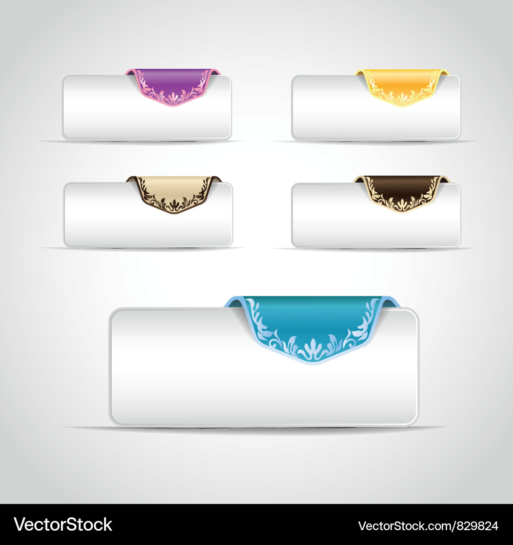Banners Royalty Free Vector Image - VectorStock