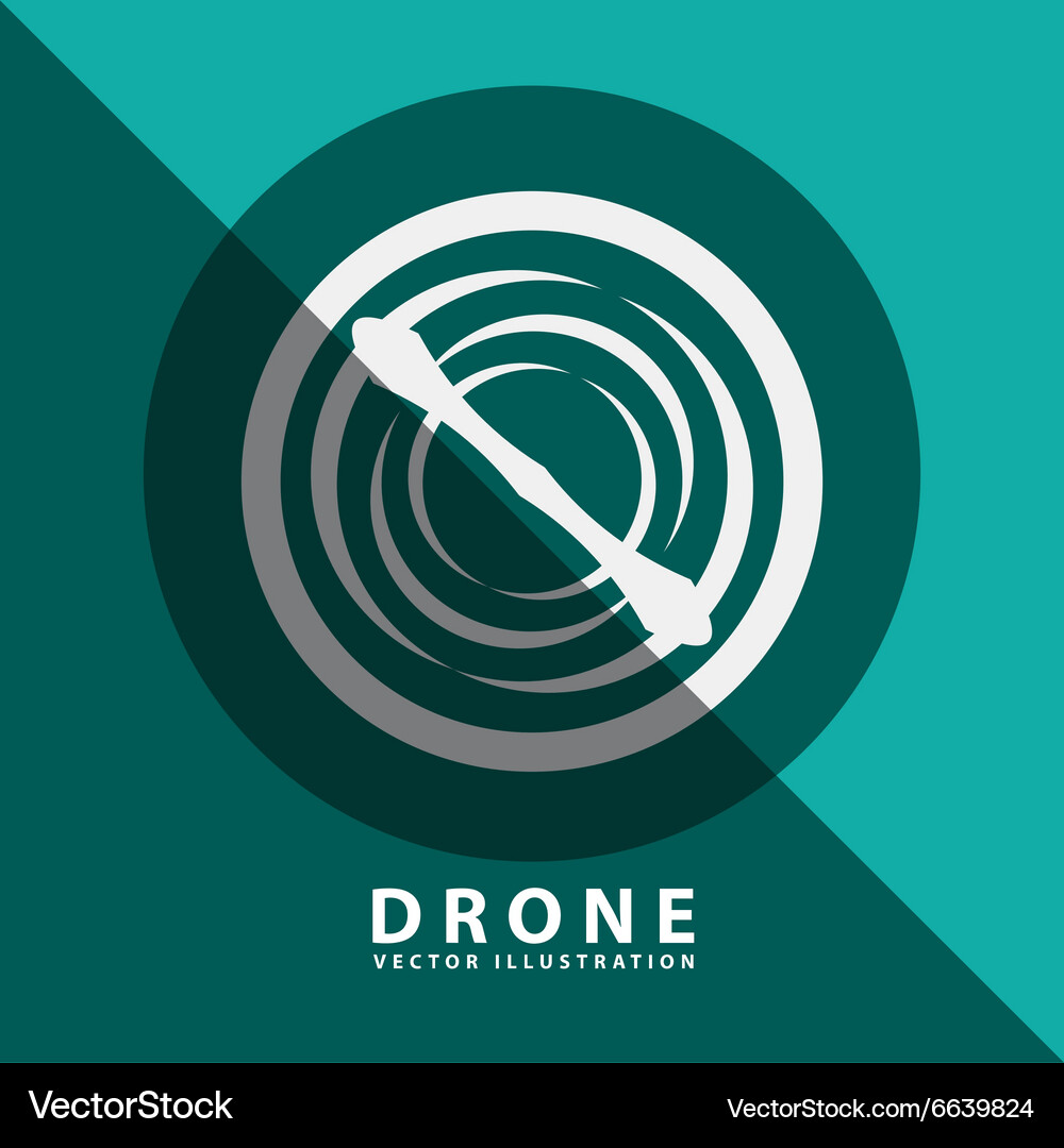 Drone technology design Royalty Free Vector Image