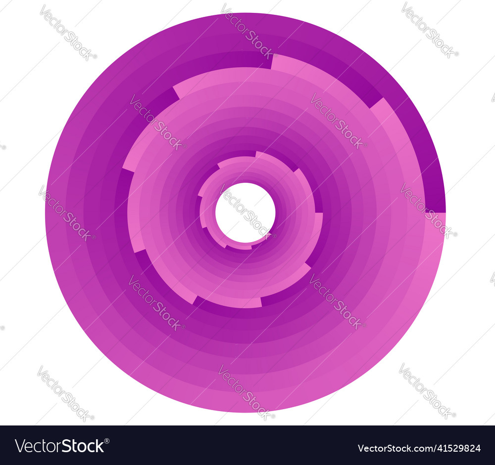 Geometric and abstract circle circular design