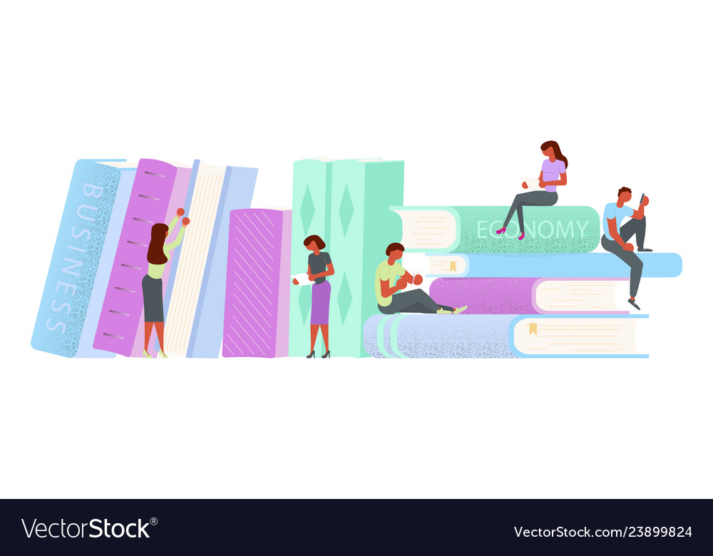 Horizontal banner template for dictionary library Vector Image