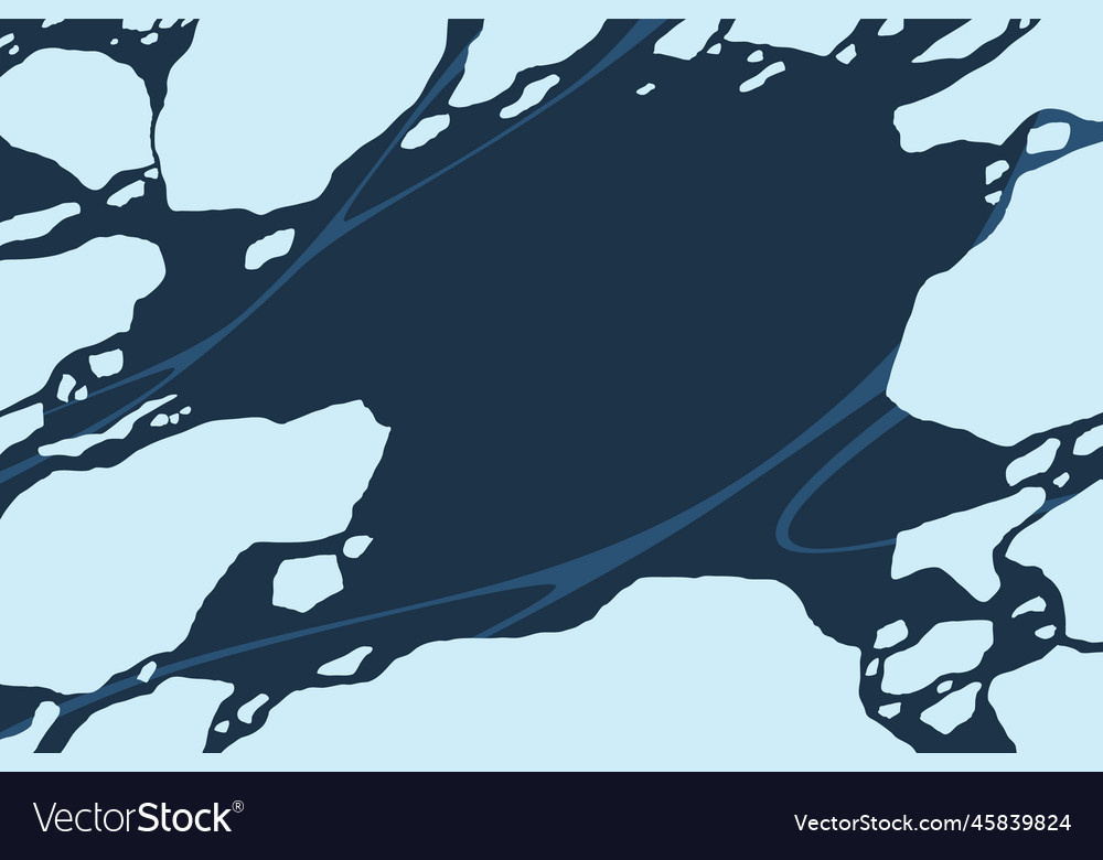 Ice floes background cartoon minimalistic framing