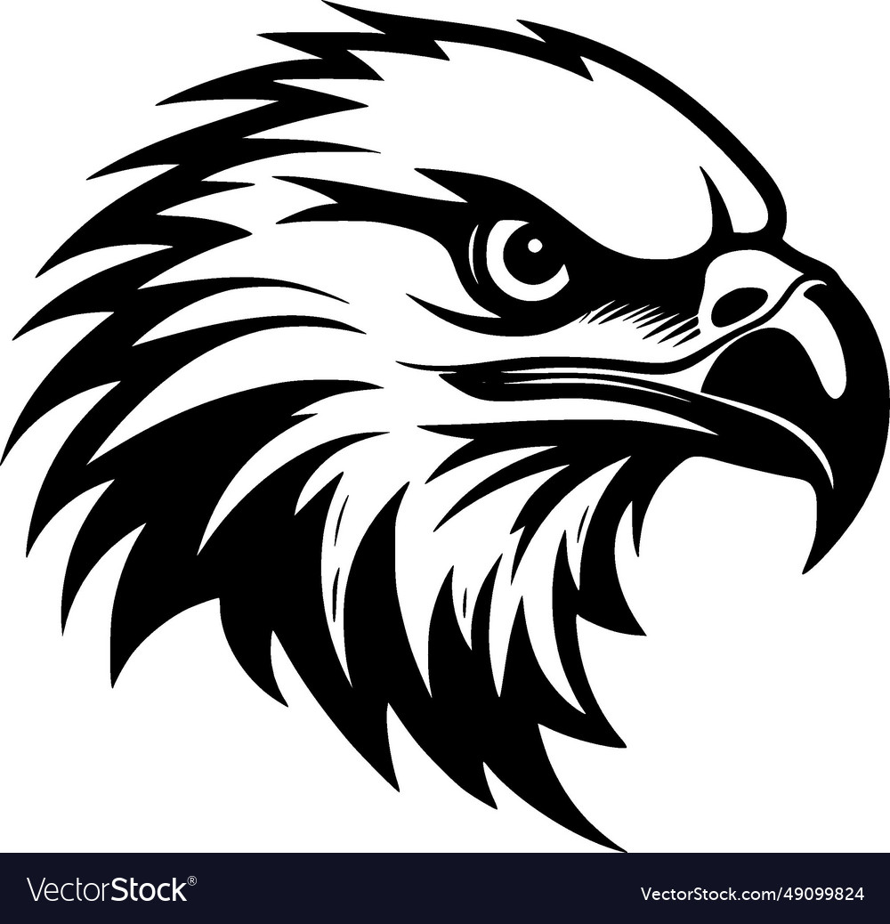 Minimalist Eagle Silhouette