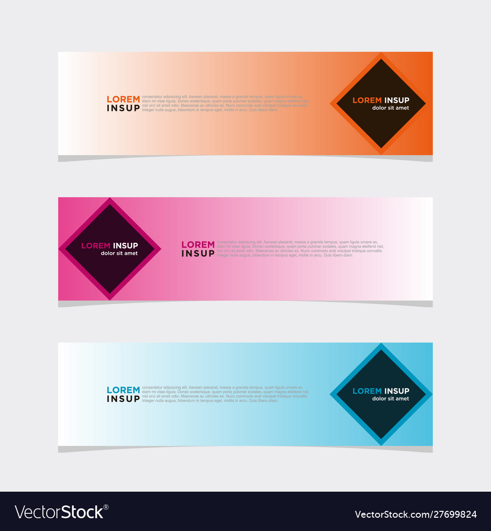 Modern banner web background abstract design