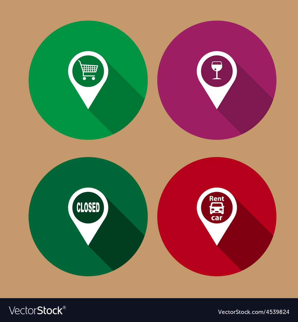 Navigation pointers of map