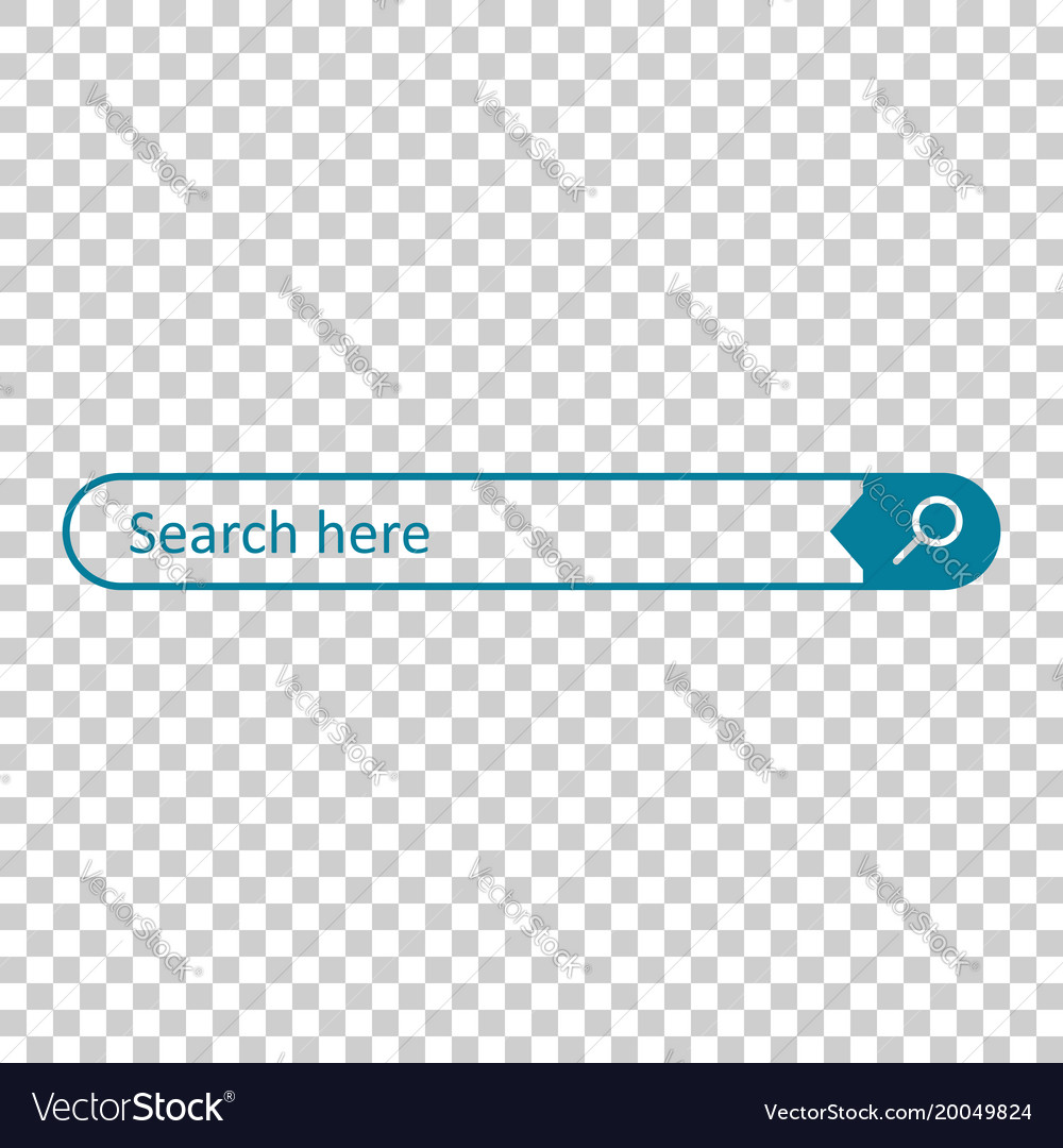 Search bar field interface element with