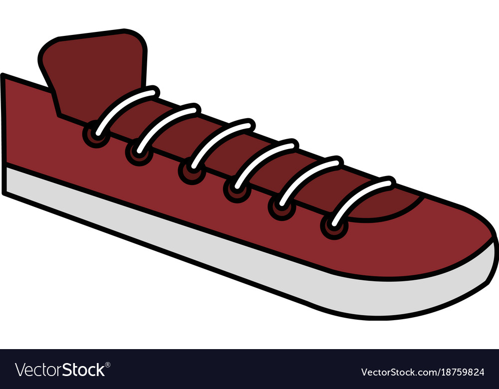 Young shoes isolated icon