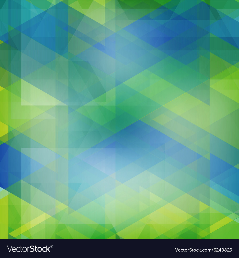 Abstract geometric shape from color triangles