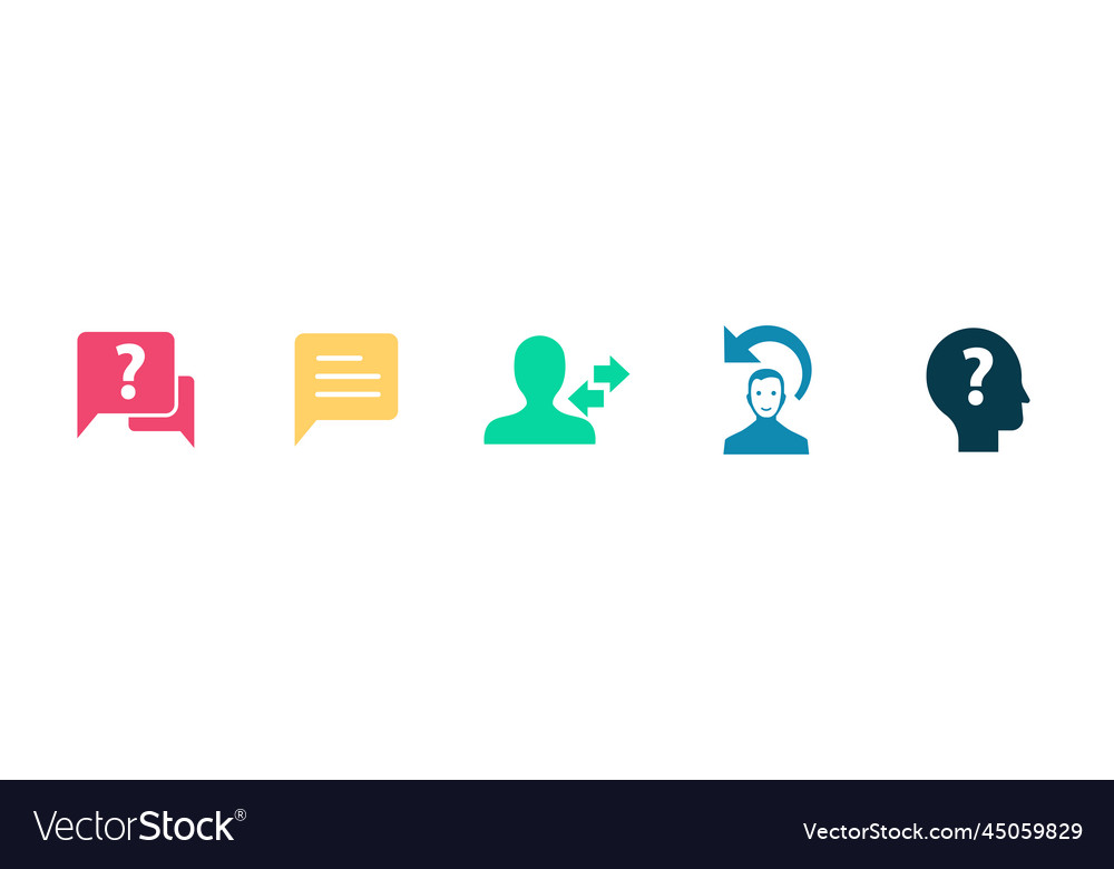 Answer comment response reply reason icons