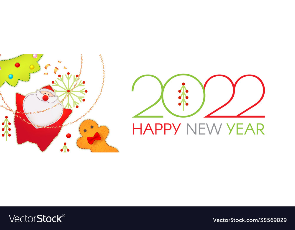 Christmas 2022 Templates Happy 2022 New Year Christmas Cute Design Template