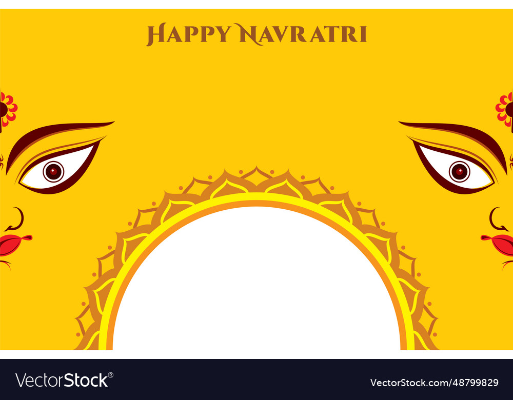 Happy navratri Banner Design