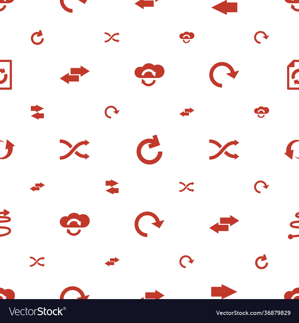 Repeat icons pattern seamless white background