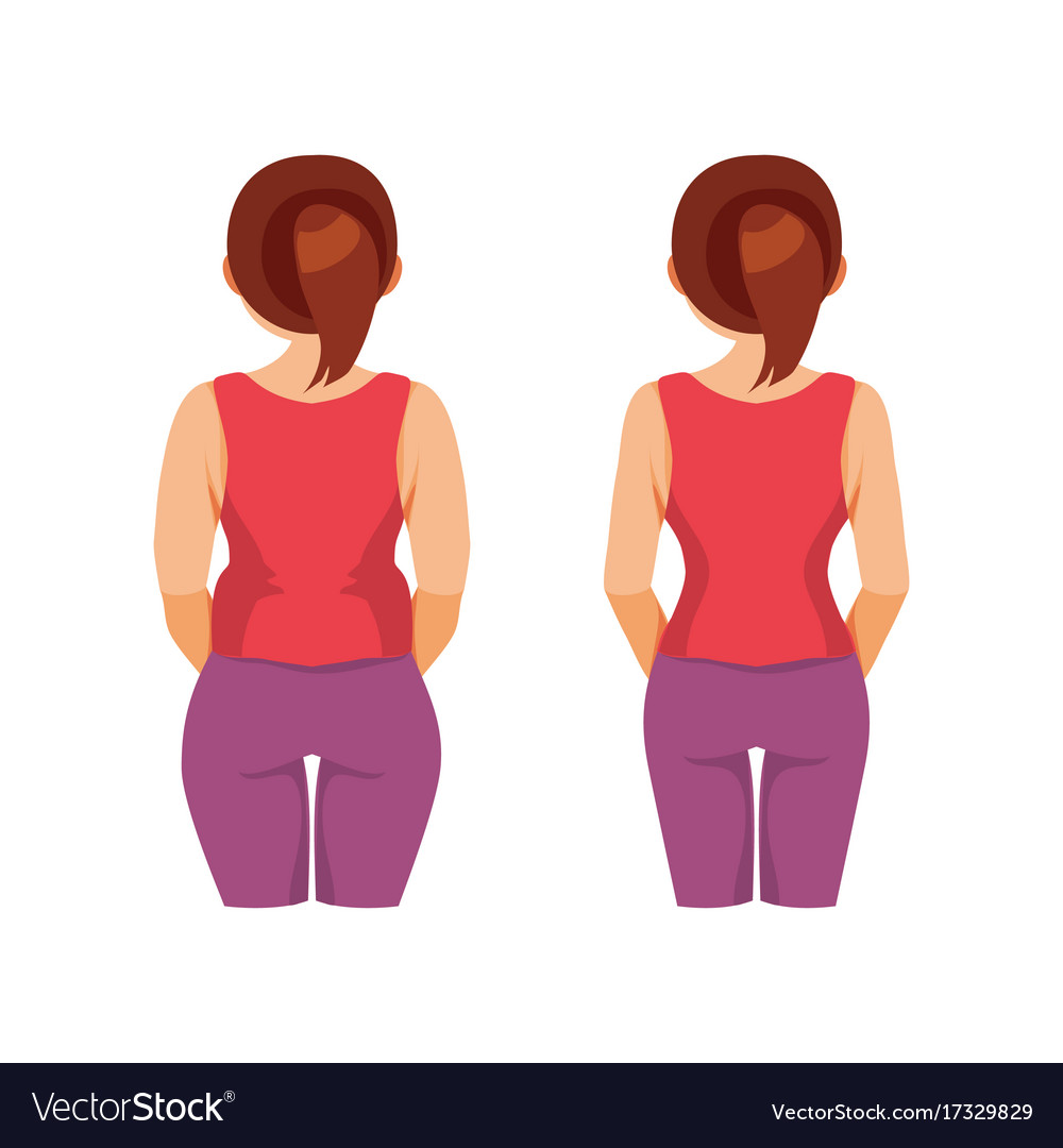 Thick and slender women