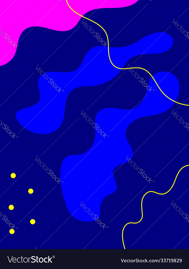 Vertical modern background with abstract shapes Vector Image Vertical modern background with abstract shapes