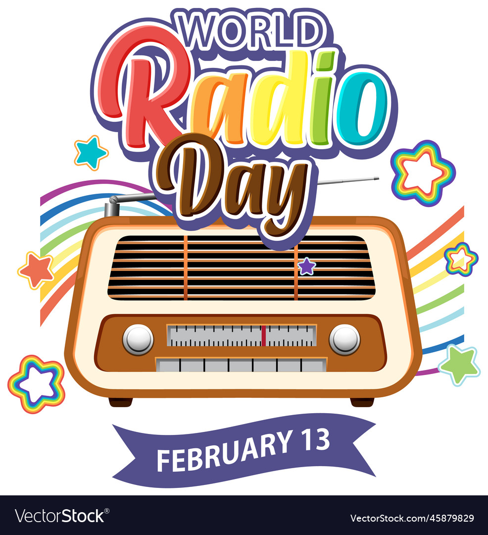 World radio day banner