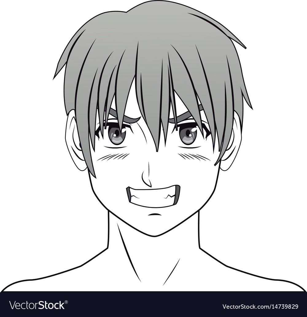 Premium Vector Young man anime style character vector illustration design manga anime boy