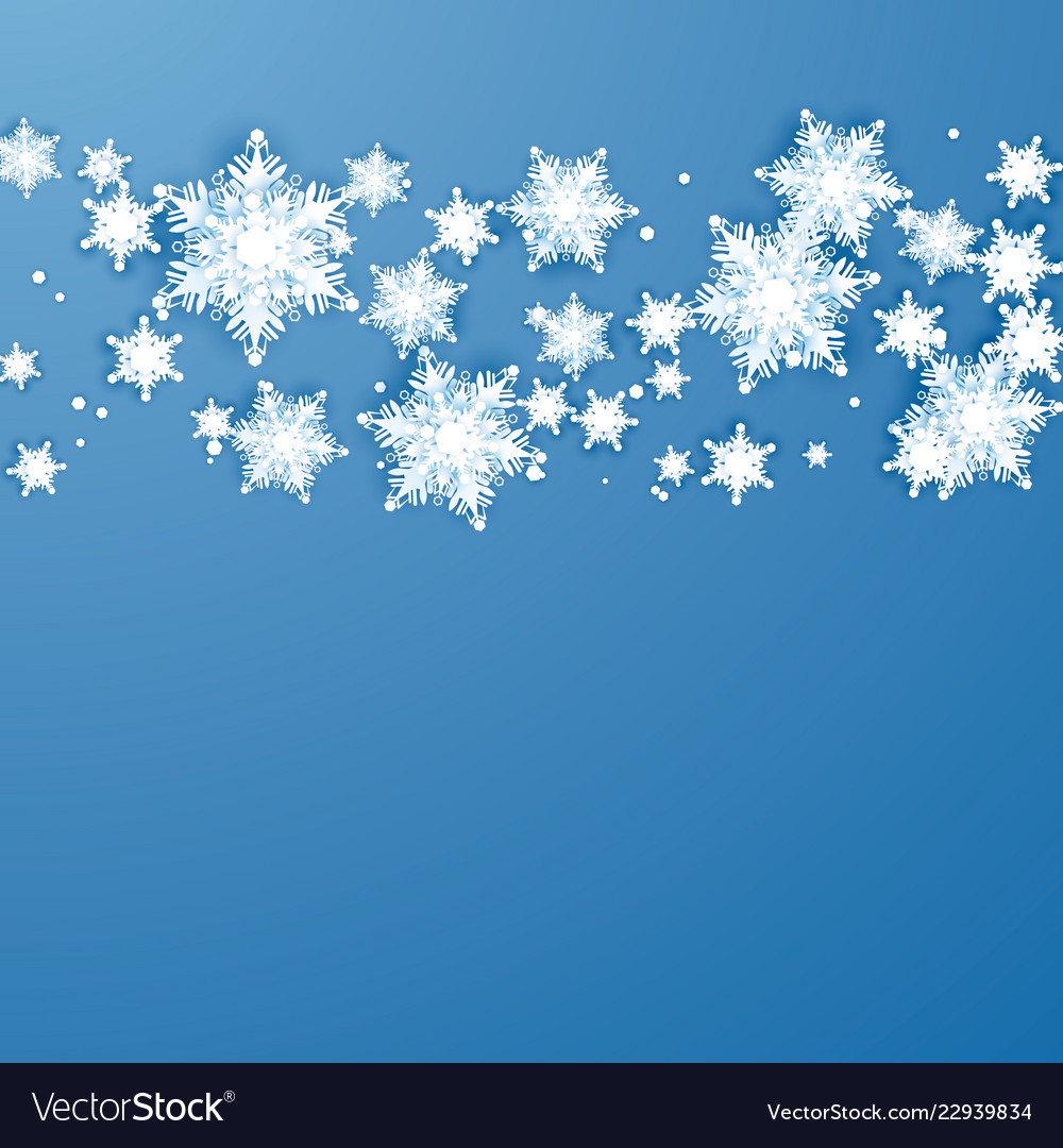 Abstract Christmas Background With Origami Vector Image