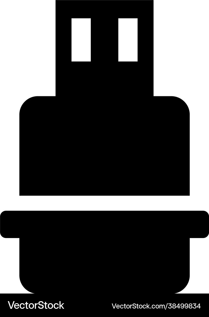 Flash disk icon Royalty Free Vector Image - VectorStock