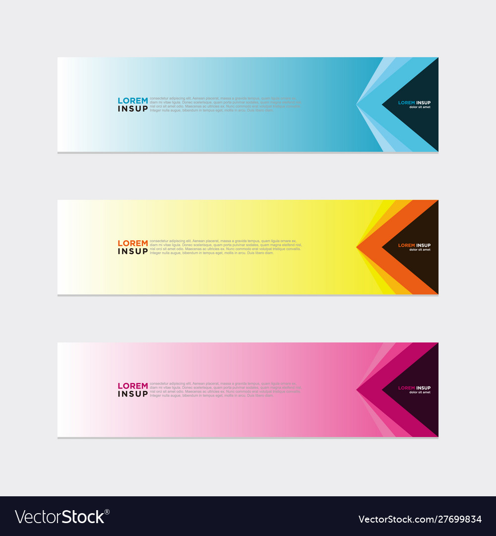 Modern banner web background abstract design
