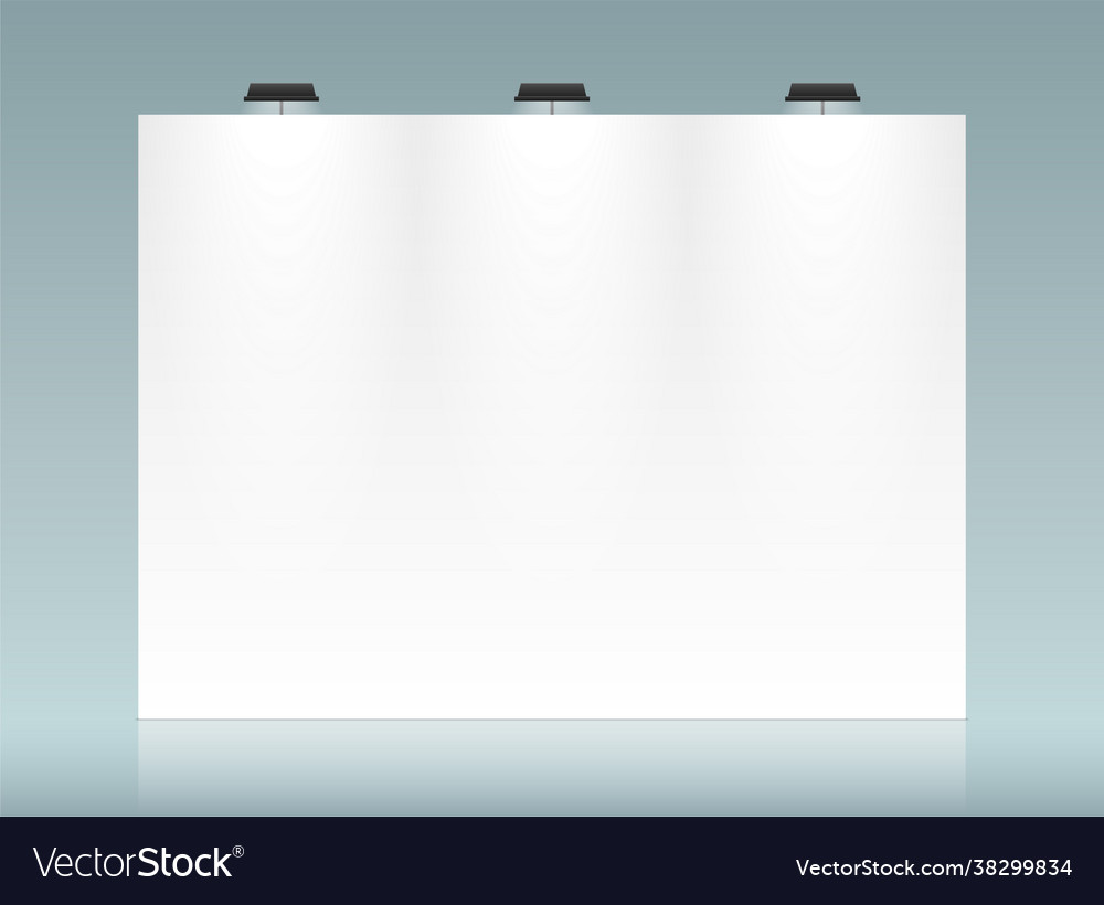 White backdrop template with copy space
