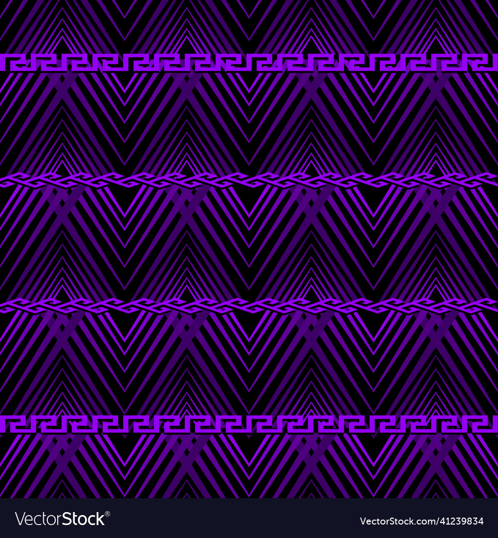 Zigzag borders seamless pattern chevron Vector Image Zigzag borders seamless pattern chevron