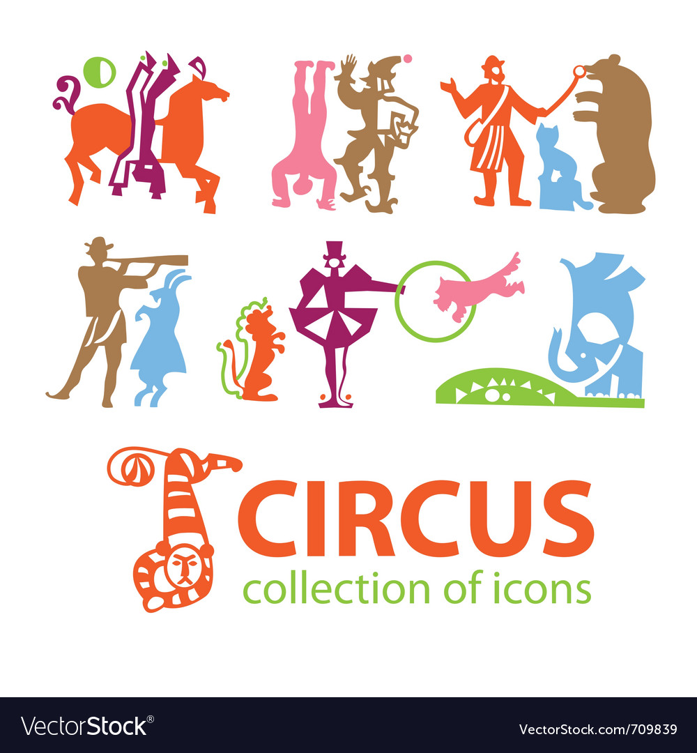 Circus logos Royalty Free Vector Image - VectorStock