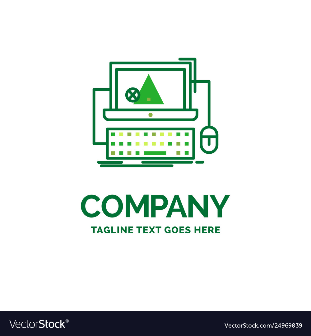 Computer crash error failure system flat business vector image Computer crash error failure system flat business