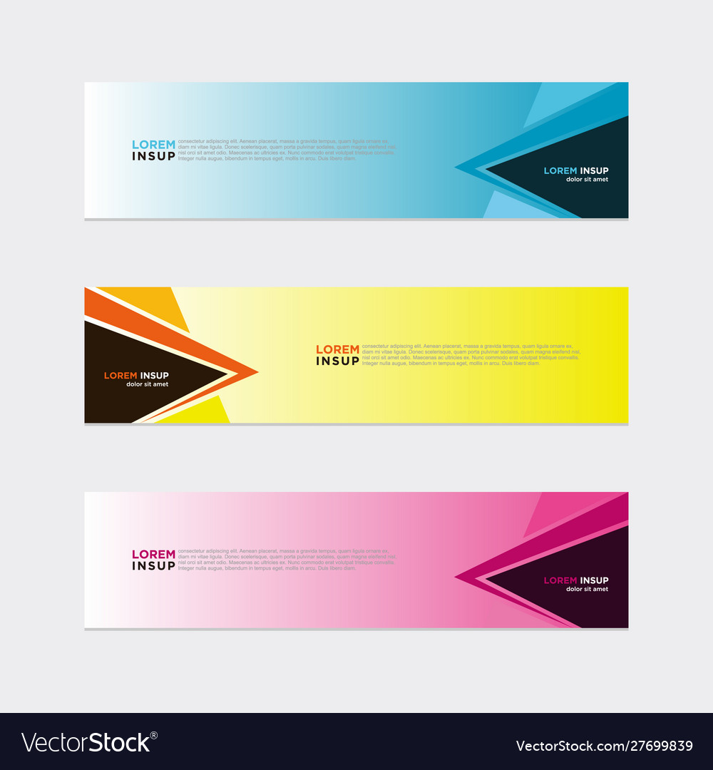 Modern banner web background abstract design