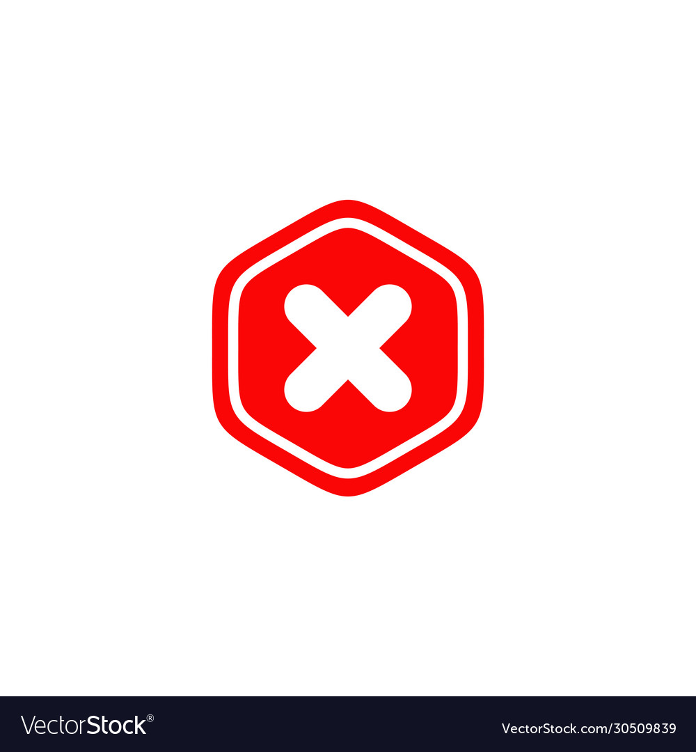 Stop sign icon logo design