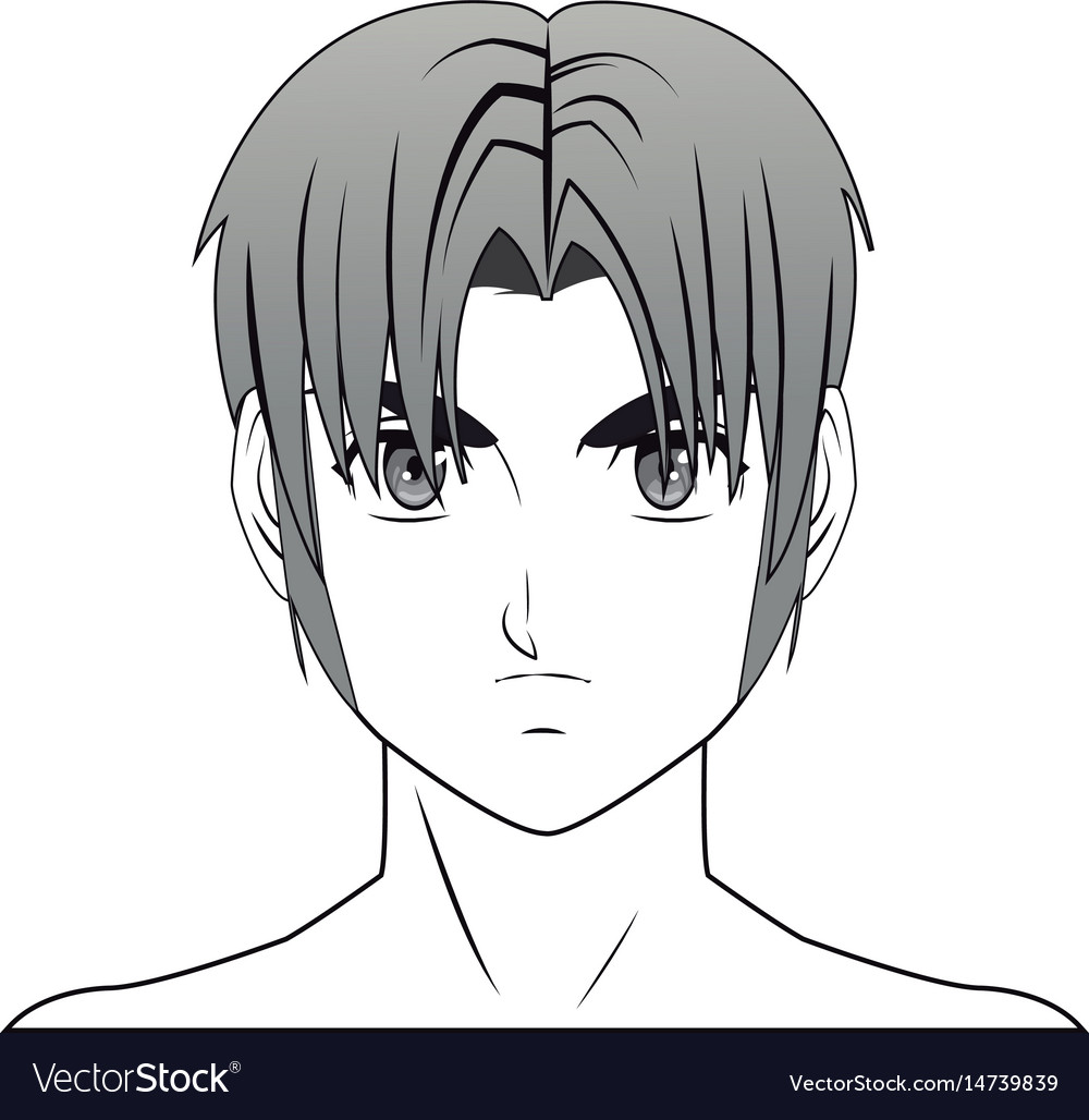 Premium Vector  Young man anime style character vector illustration design  manga anime boy