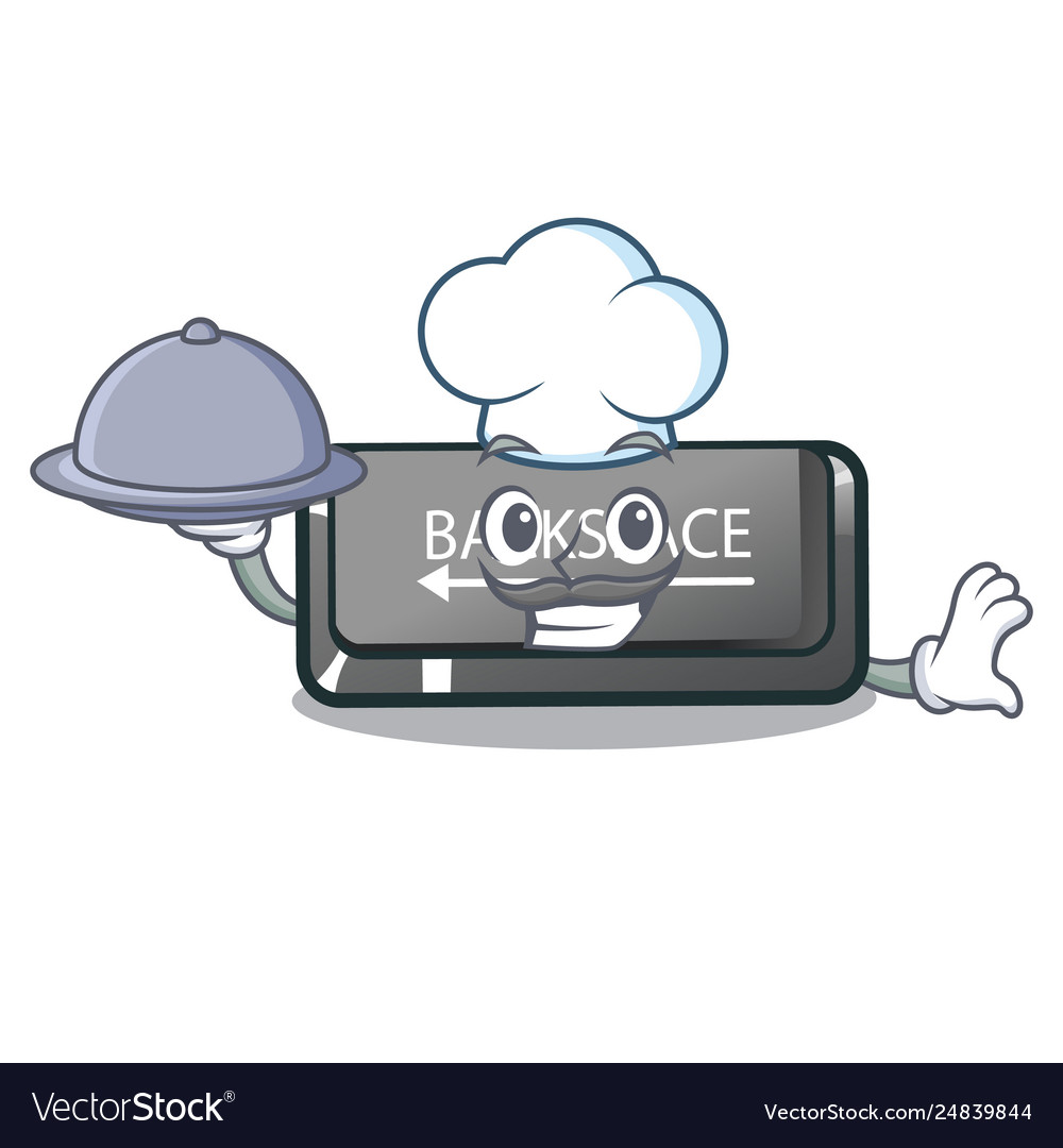 Chef with food backspace button installed