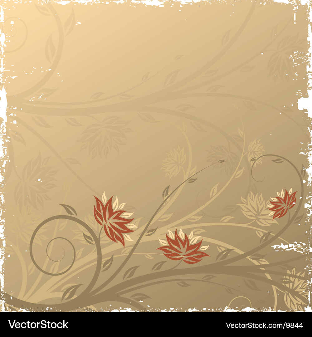 Floral Royalty Free Vector Image - VectorStock