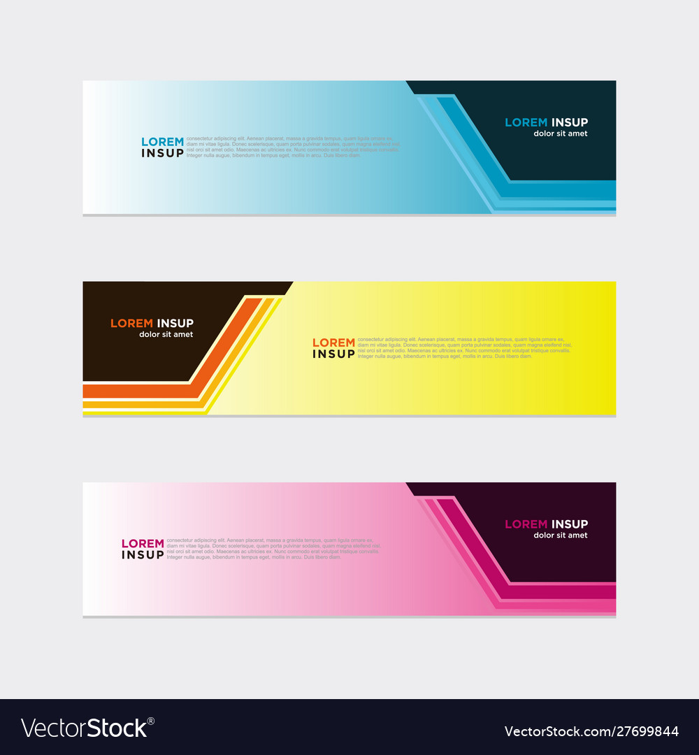 Modern banner web background abstract design