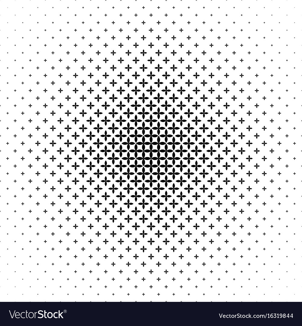 Monochrome geometrical pattern - background from