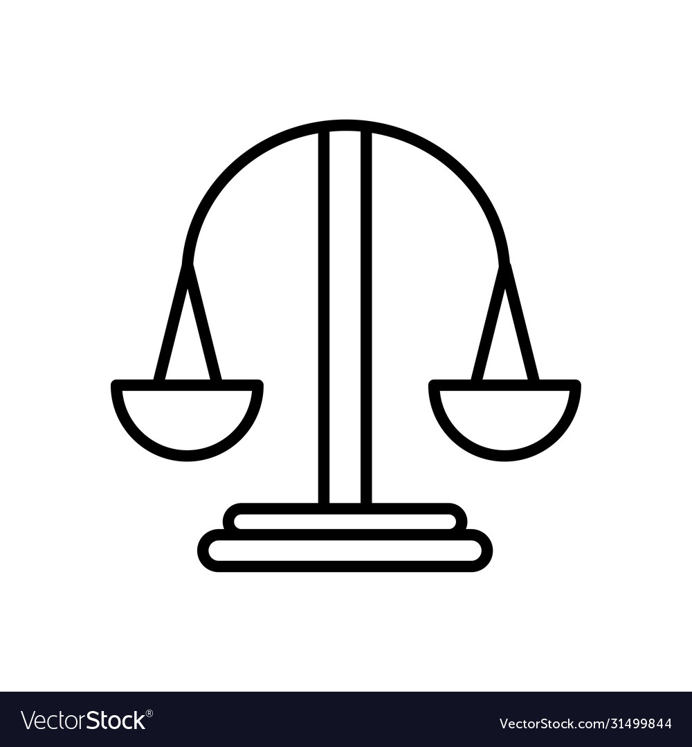 Scale icon image line style