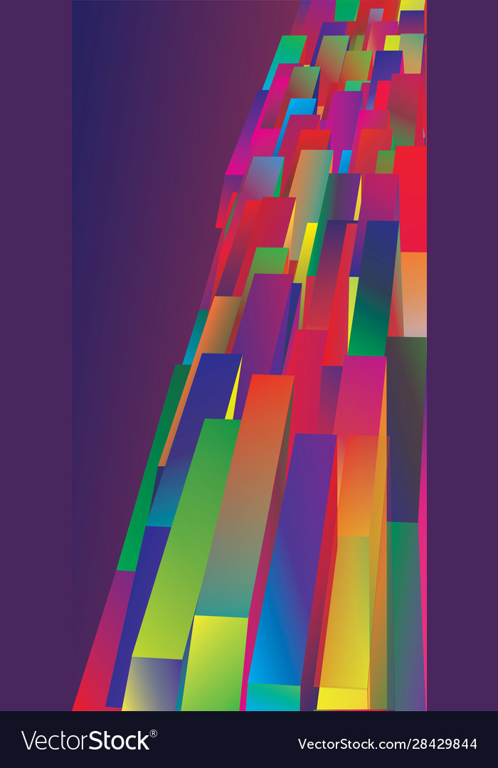 Scattered cubes with shadows abstract background