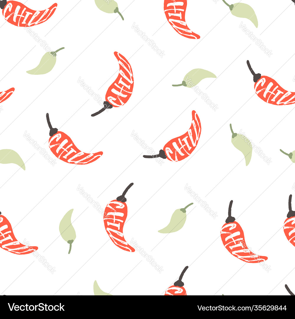 Vegetable seamless pattern with abstract green Vector Image