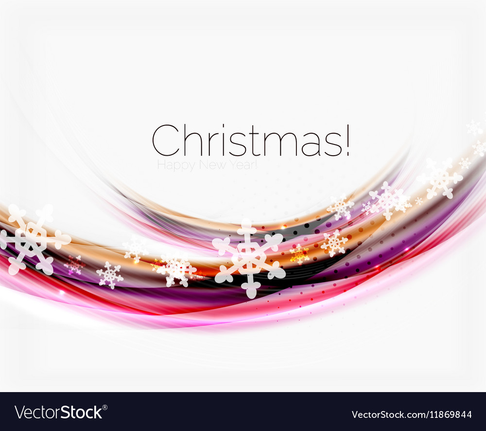 Wave with snow background Royalty Free Vector Image