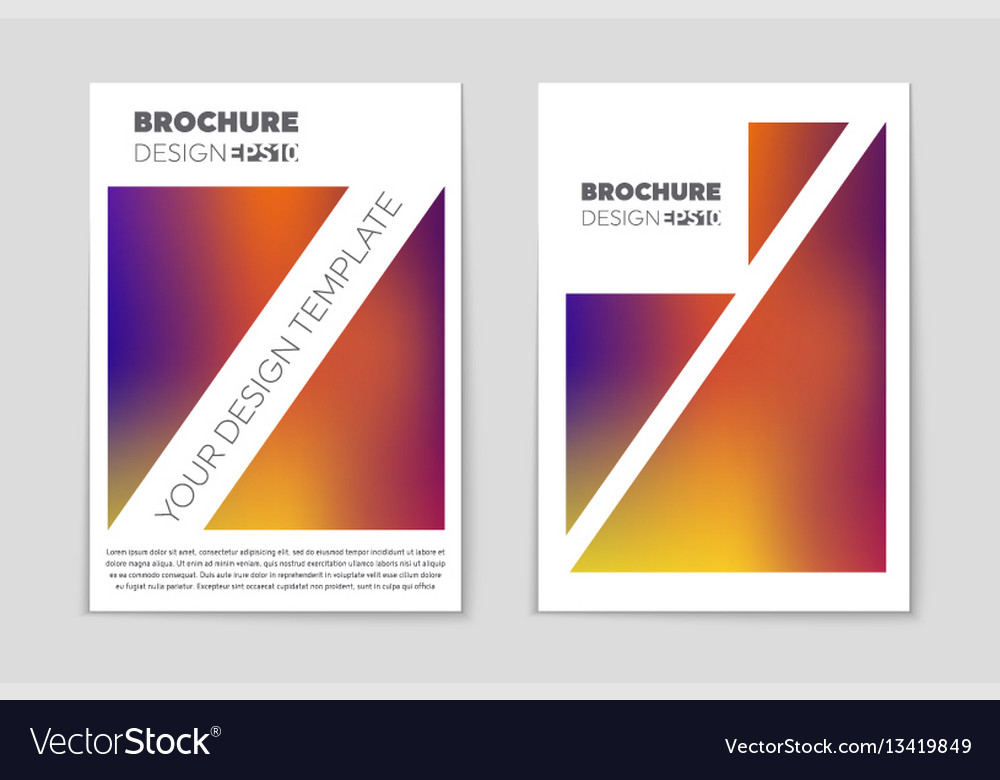 Abstract layout background set for art vector image Abstract layout background set for art