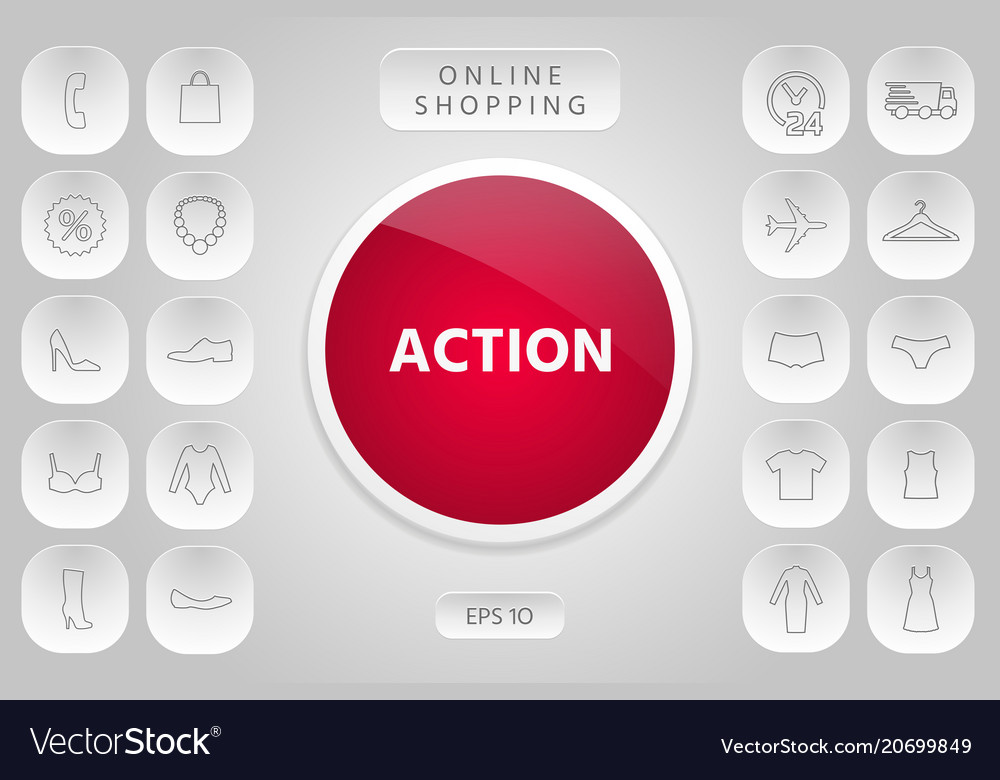 Action button symbol