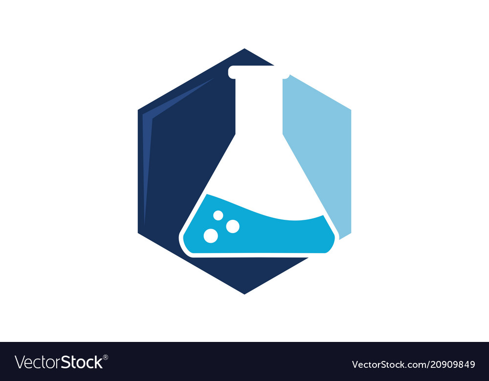 Flask Logo - Science & Lab