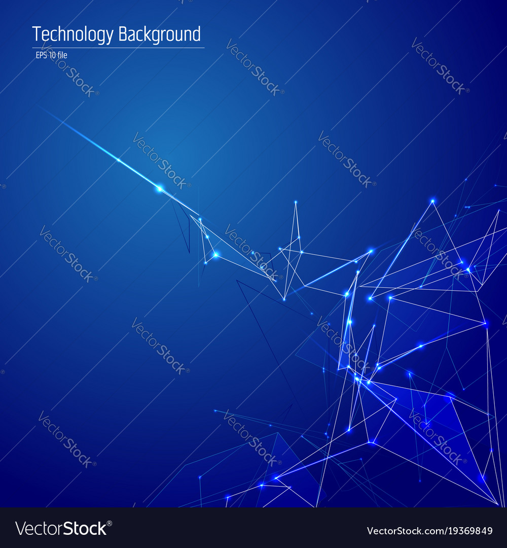 Futuristic Tech Network Background