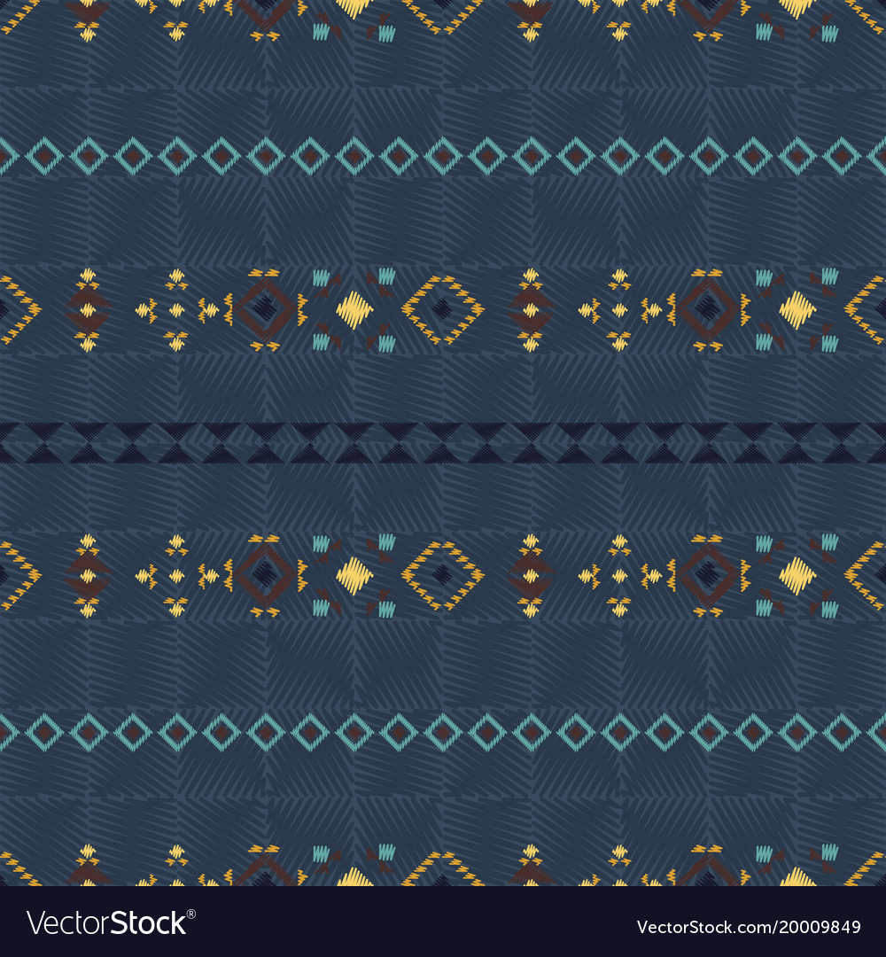 Geometric ethnic seamless pattern