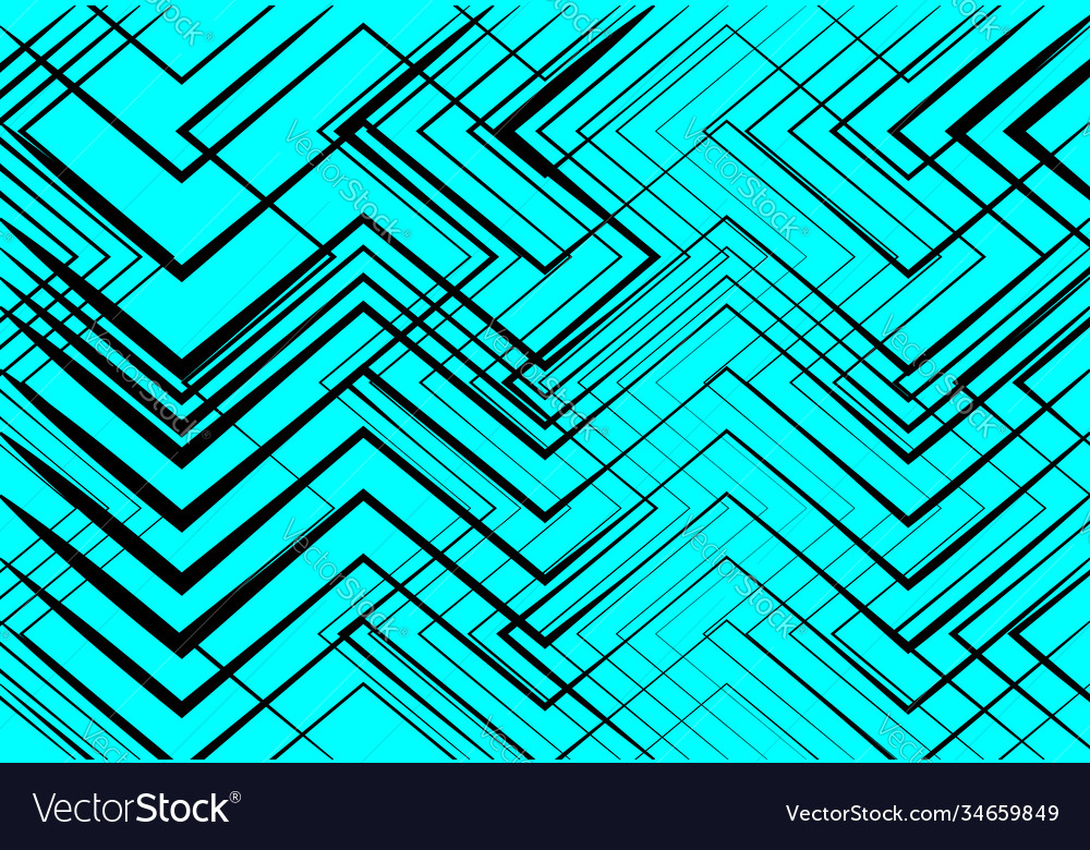 Geometric structure network chaotic jumble vector image Geometric structure network chaotic jumble