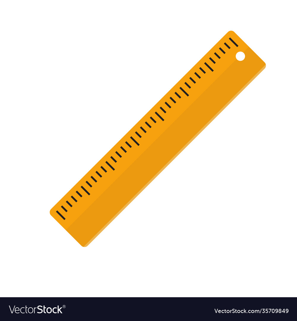 Isolated Ruler Icon - Measurement Tool