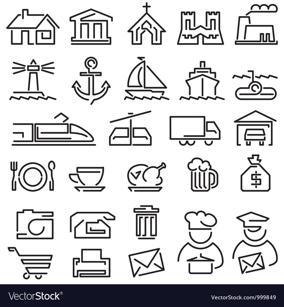 Line Icons - Diverse Concepts