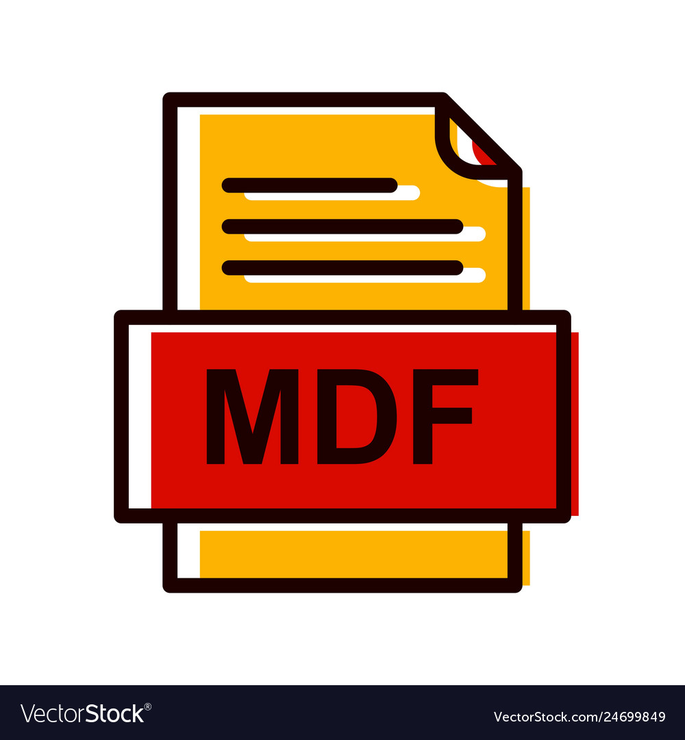 Mdf file document icon