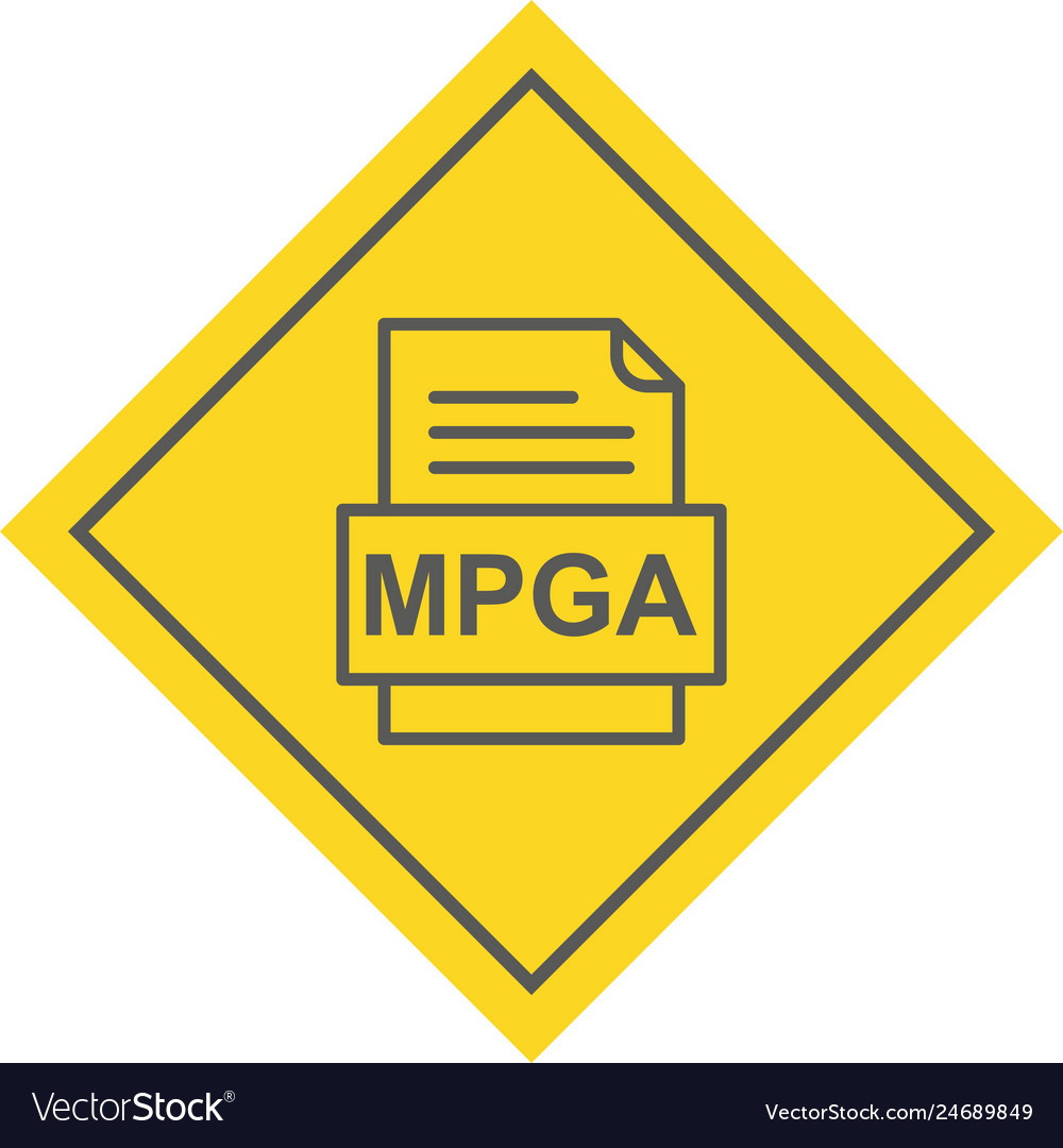 Mpga file document icon