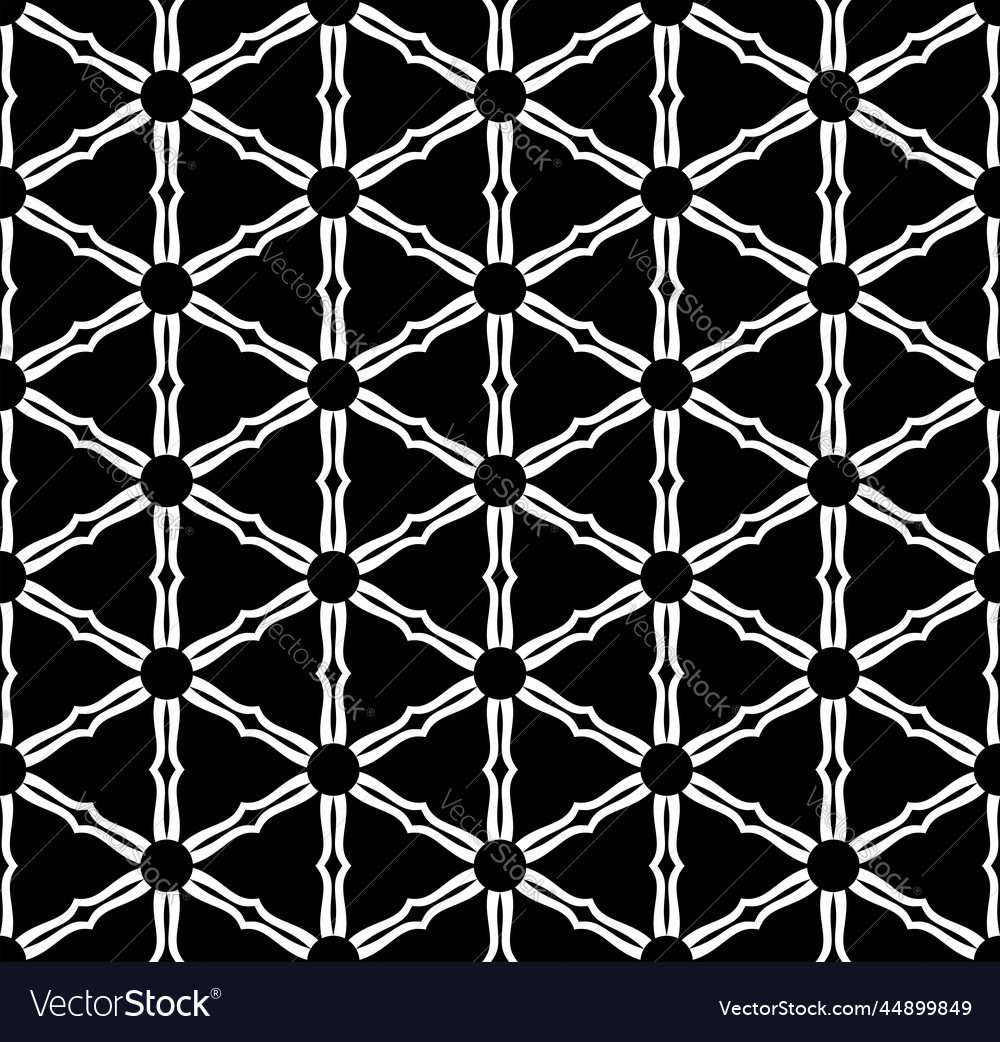 Seamless geometric hexagons and triangles pattern