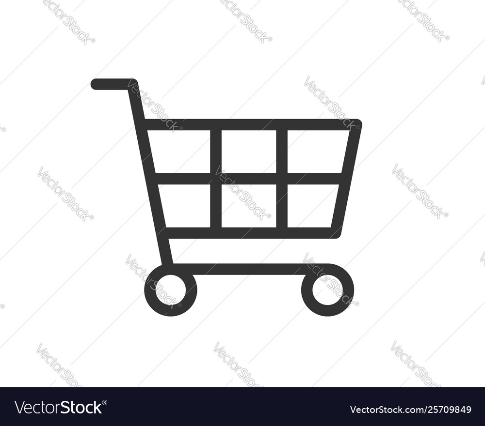 Shopping cart icon Royalty Free Vector Image - VectorStock