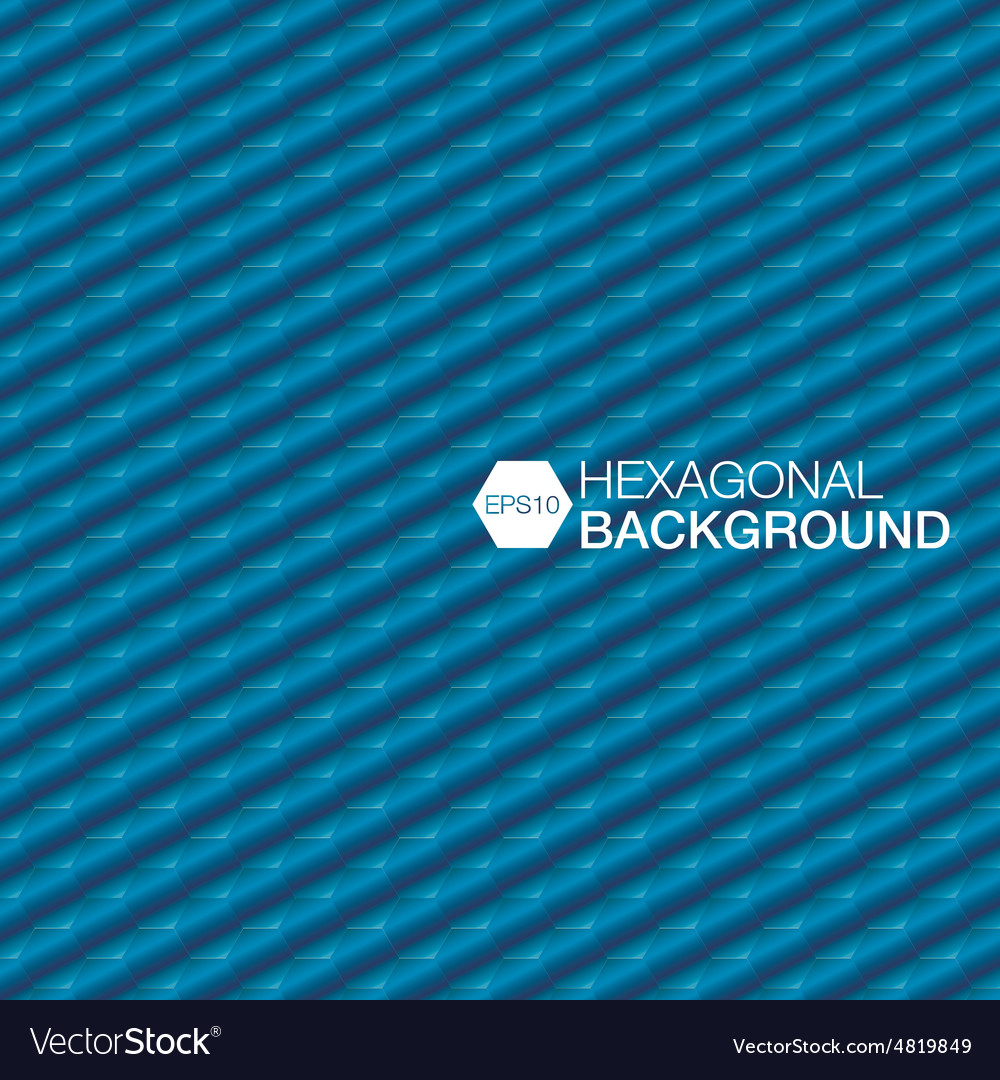Simple colorful background consisting of hexagons